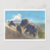 Carte Postale Artiste sur la côte californienne (Devant)