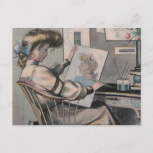 Carte Postale Artiste victorien
