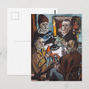 Carte Postale Artistes aux légumes Max Beckmann