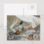 Carte Postale Artistes Trapeze (Devant / Derrière)