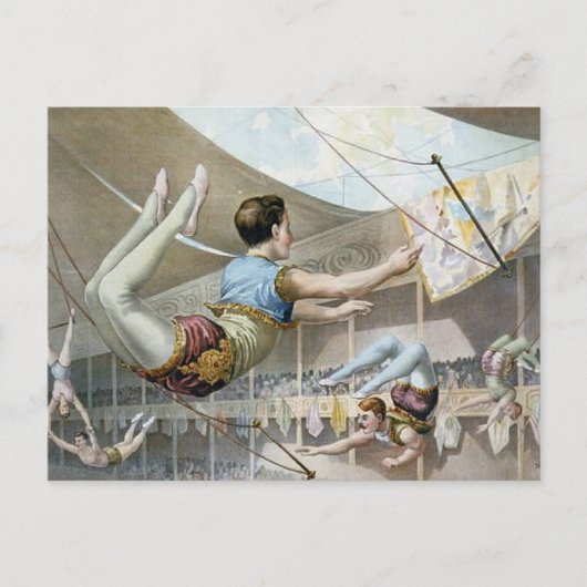 Carte Postale Artistes Trapeze (Devant)