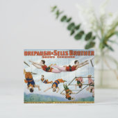 Carte Postale Artistes Trapeze / Forepaugh & Selle Brothers (Debout devant)