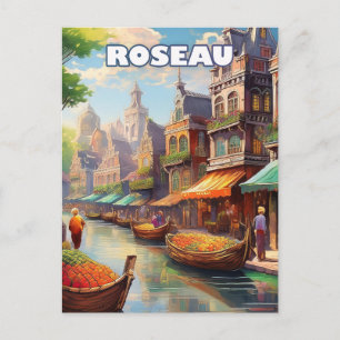 Carte Postale Artistic Photography: Roseau, pearl of the Antille