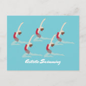 Carte Postale Artistic Swimming (Devant)