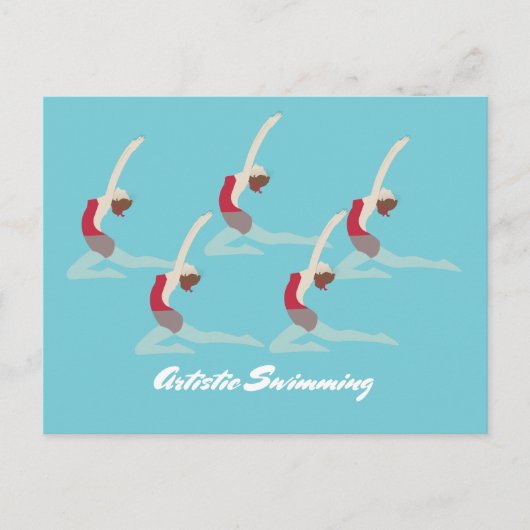 Carte Postale Artistic Swimming (Devant)