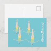 Carte Postale Artistic Swimming (Devant / Derrière)