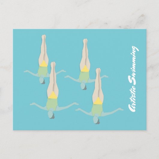 Carte Postale Artistic Swimming (Devant)