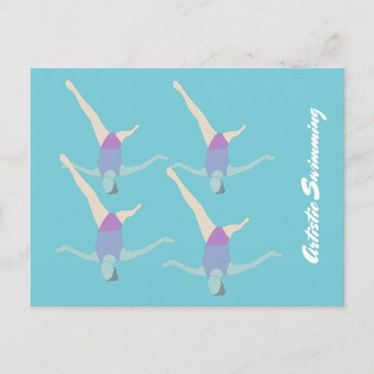 Carte Postale Artistic Swimming (Devant)