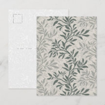 Carte postale artistique de vigne de feuille botan
