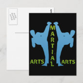 CARTE POSTALE ARTS MARTIAUX (Devant / Derrière)