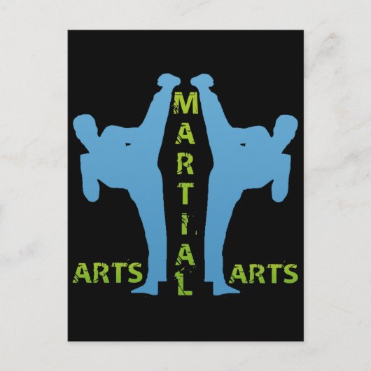 CARTE POSTALE ARTS MARTIAUX (Devant)