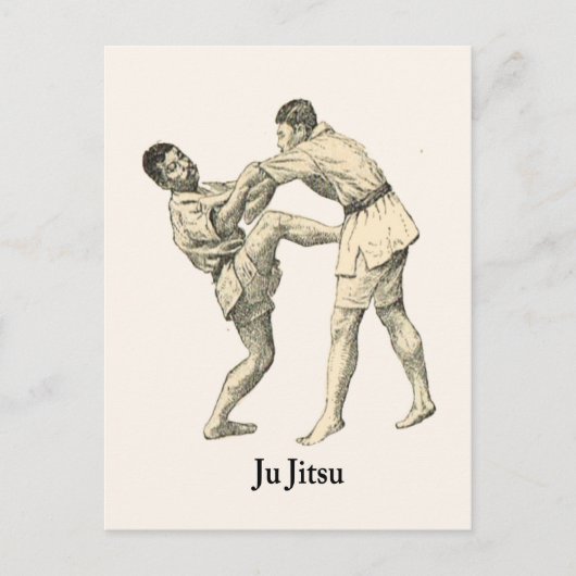 Carte Postale Arts martiaux Ju jitsu 15 (Devant)