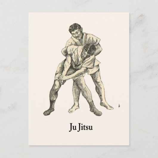 Carte Postale Arts martiaux Ju jitsu 5 (Devant)