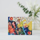 Carte Postale Artsy, art bohème abstrait (Debout devant)