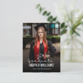 Carte Postale Artsy Doodles Graduation Faire-part (Debout devant)