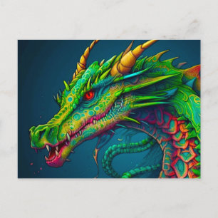 Carte Postale Artsy Dragon