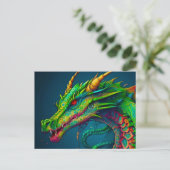 Carte Postale Artsy Dragon (Debout devant)