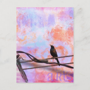 Carte Postale Artsy Grackle