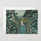 Carte Postale artwork cyclable vintage (Devant / Derrière)