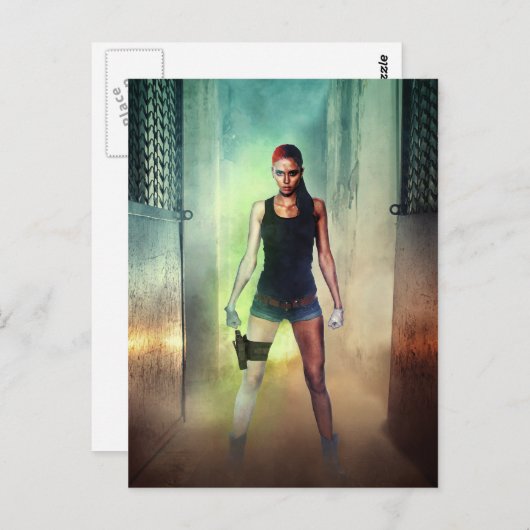 Carte Postale Artwork d'affectation de fin #3 (Devant / Derrière)