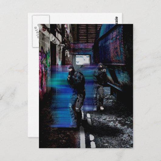 Carte Postale Artwork d'affectation statique n° 5 (Devant / Derrière)