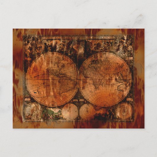 Carte postale Arty Vintage Old World (Devant)