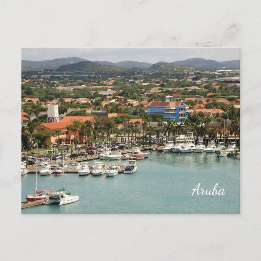 Carte Postale Aruba Marina Custom (Devant)