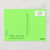 Carte Postale arum elfe (Dos)