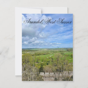 Carte Postale Arundel au printemps, Sussex Ouest