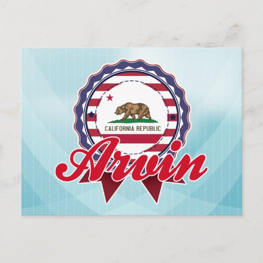 Carte Postale Arvin, CA (Devant)