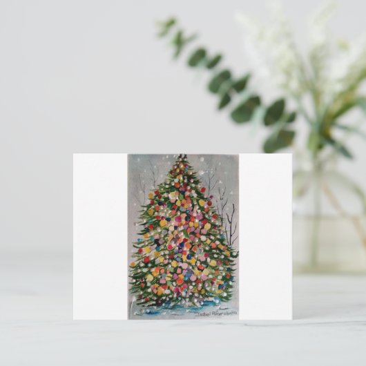 CARTE POSTALE ARVORE DE NATAL (Debout devant)