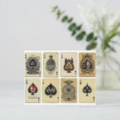 Carte Postale as de pique vintage (Debout devant)