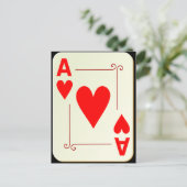 Carte Postale As des coeurs (Debout devant)