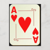 Carte Postale As des coeurs (Devant)