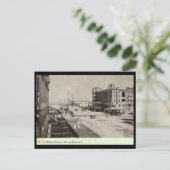 Carte Postale Asbury Ave., Asbury Park NJ Vintage (Debout devant)