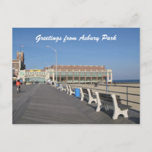 Carte Postale Asbury Park NJ Boardwalk