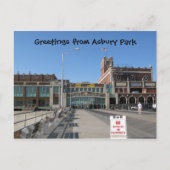 Carte Postale Asbury Park NJ Boardwalk Paramount Convention H.. (Devant)