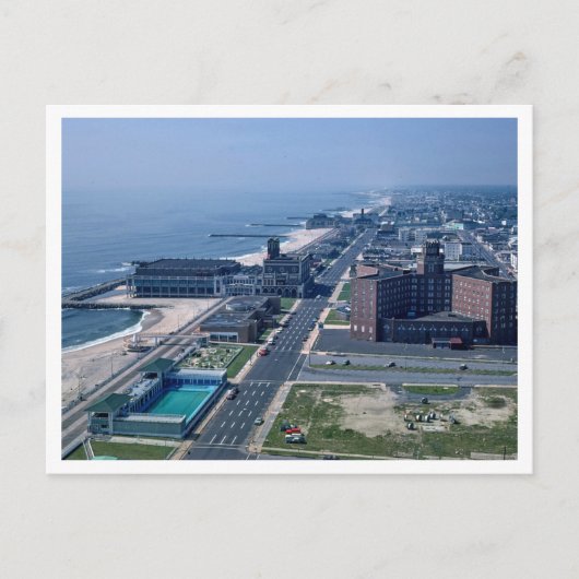 Carte Postale Asbury Park NJ< New Jersey 1978, Vue aérienne (Devant)