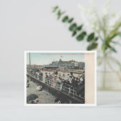 Carte Postale Asbury Park NJ, Watching Bathers, promenade, 1906 (Debout devant)