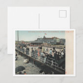 Carte Postale Asbury Park NJ, Watching Bathers, promenade, 1906 (Devant / Derrière)