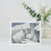 Carte Postale Ascending Cliff, from 'A Narrative of an Ascent (Debout devant)