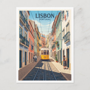 Carte Postale Ascenseur da Bica Lisbonne Portugal