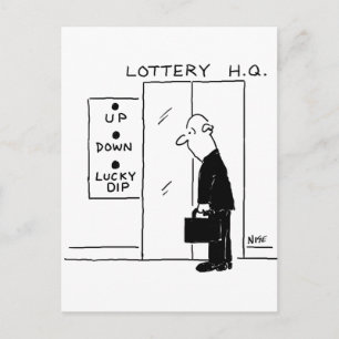 Carte Postale Ascenseur ou monte-charge dans un dessin animé du 