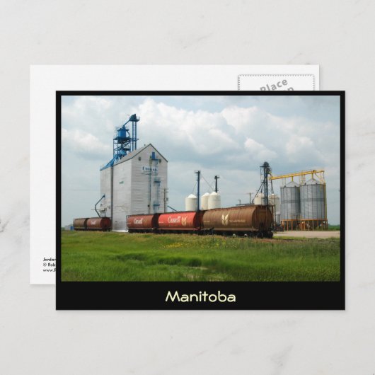 Carte Postale Ascenseur Western Grain (Devant / Derrière)