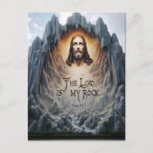 Carte Postale Ascension Divine : Le Seigneur Est Mon Rocher (Devant)