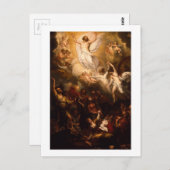 Carte Postale Ascension du Christ avec les anges (Devant / Derrière)