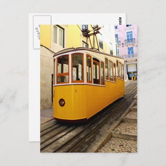 Carte Postale Ascensor da Bica, Lisboa, Portugal (Devant / Derrière)