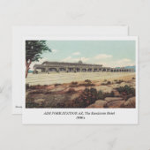 Carte Postale Ash Fork, Arizona Railway, Escalante Hotel 1900 (Devant / Derrière)