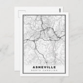 Carte Postale Asheville (Devant / Derrière)