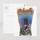 Carte Postale Asheville Beer City USA (Devant / Derrière)